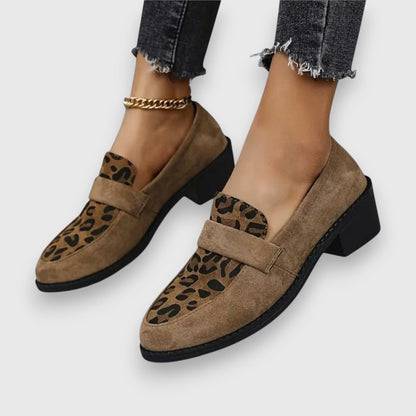 Rebekka | Dame Leopardmønster Forår Loafers