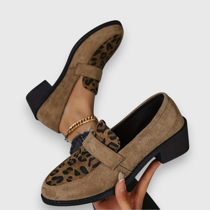 Rebekka | Dame Leopardmønster Forår Loafers