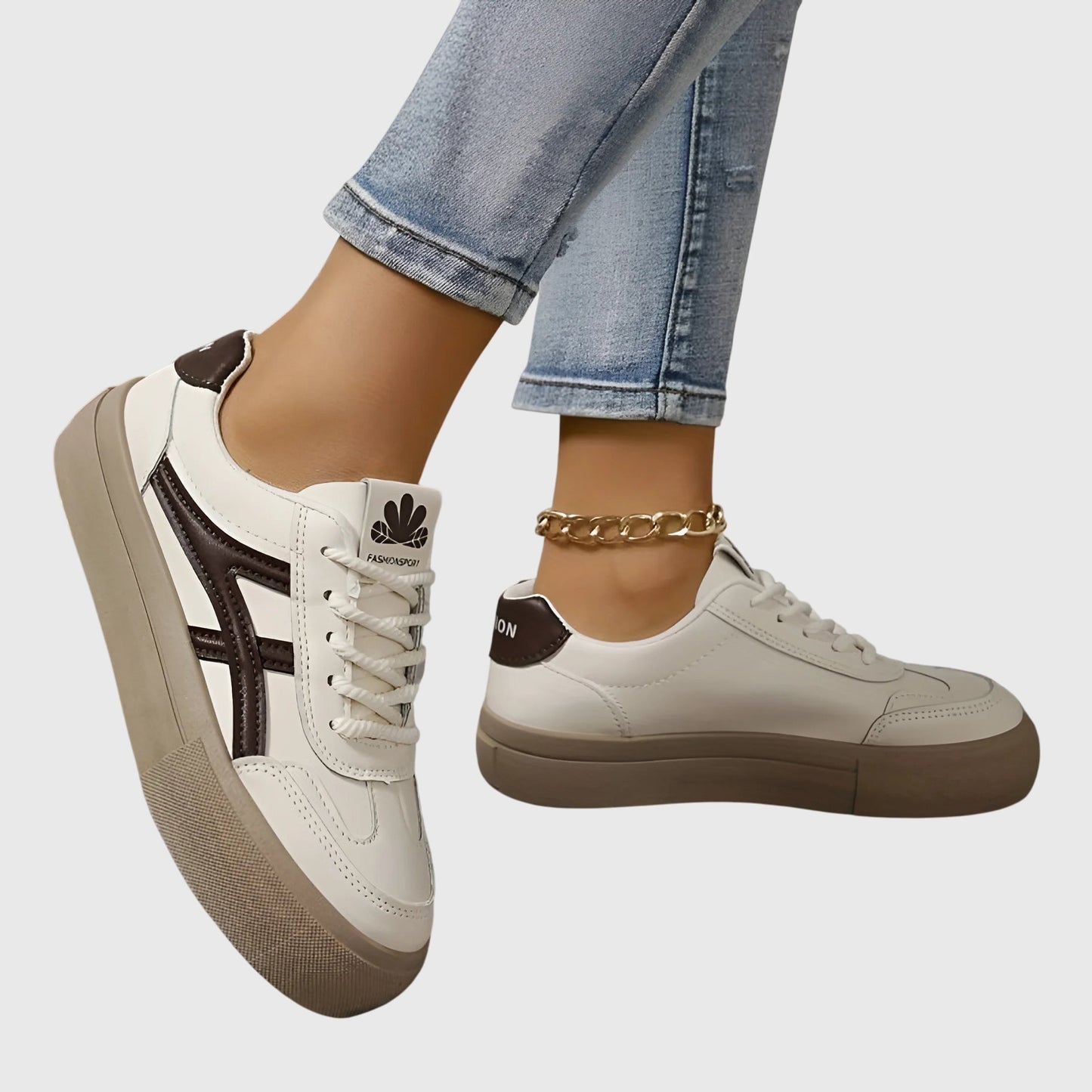 Ria | Dame Retro Casual  Sneakers Forår