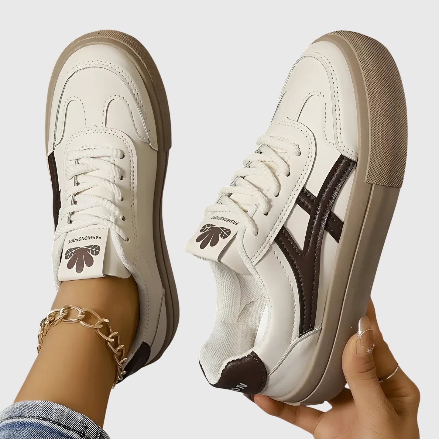 Ria | Dame Retro Casual  Sneakers Forår