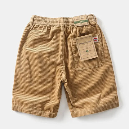 Rikard | Herre Shorts Sommer Corduroy Afslappet Pasform