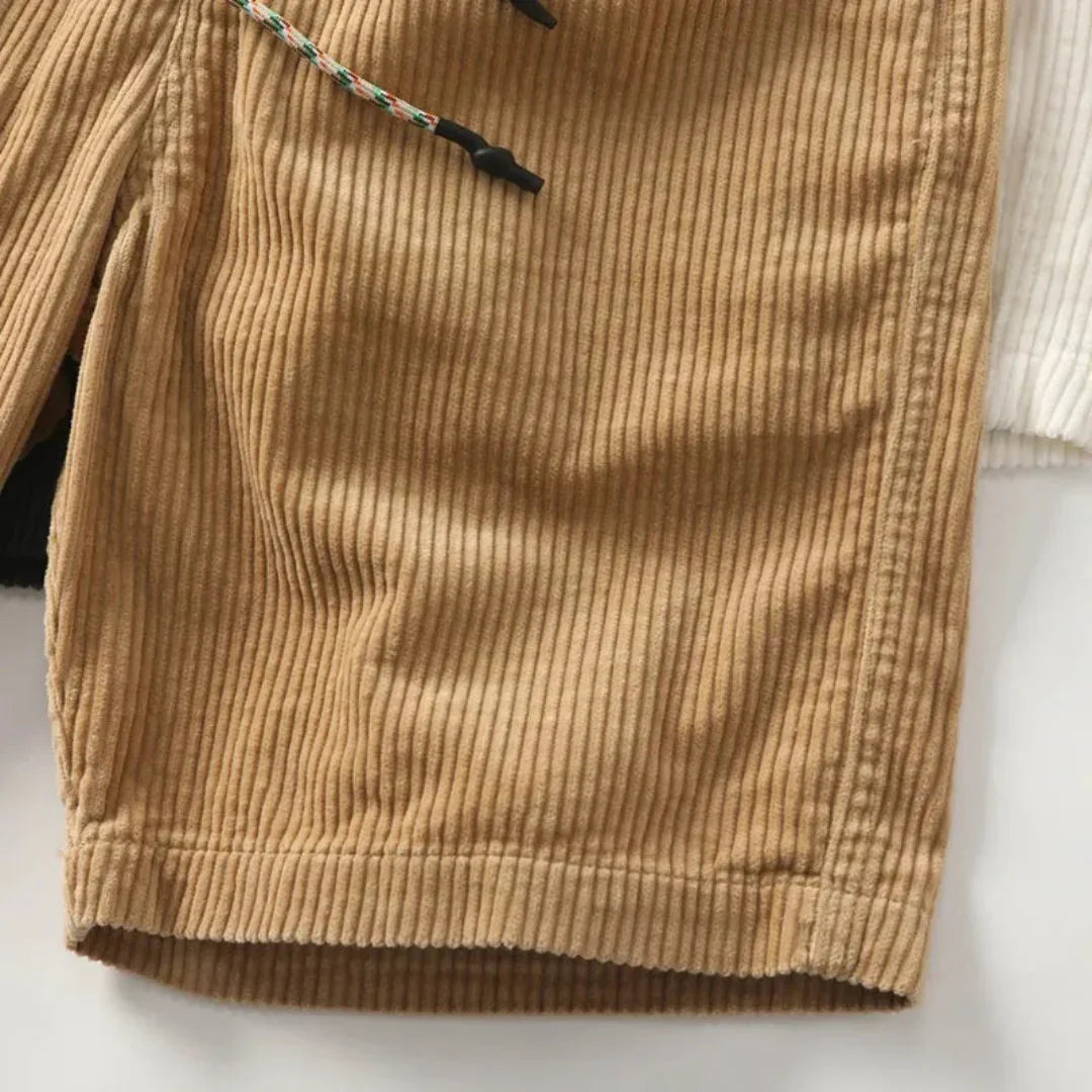 Rikard | Herre Shorts Sommer Corduroy Afslappet Pasform