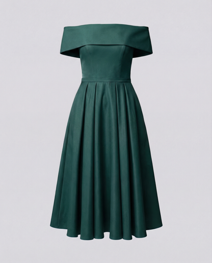 Rivelle | Elegante Dame Mini Gallakjole med Satin-finish