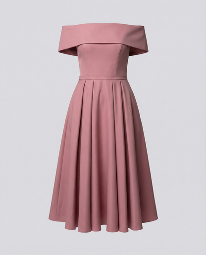 Rivelle | Elegante Dame Mini Gallakjole med Satin-finish