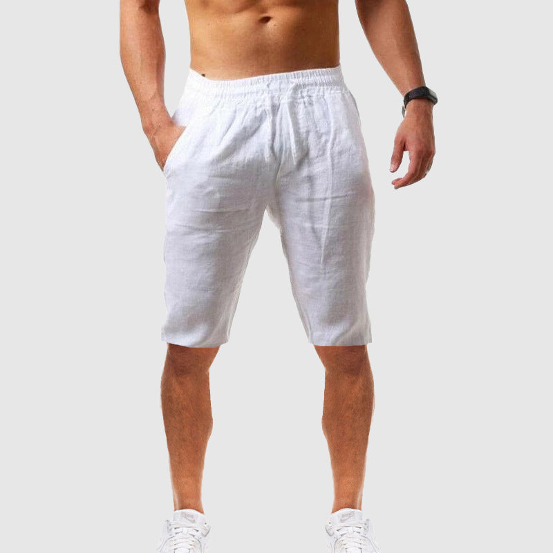 Roar | Herre Casual Shorts Slim Fit Hør Åndbar