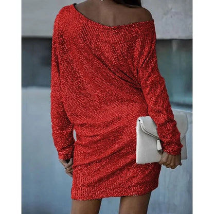 Ruby | Festlige Dame Mini Gallakjole med Pailletter