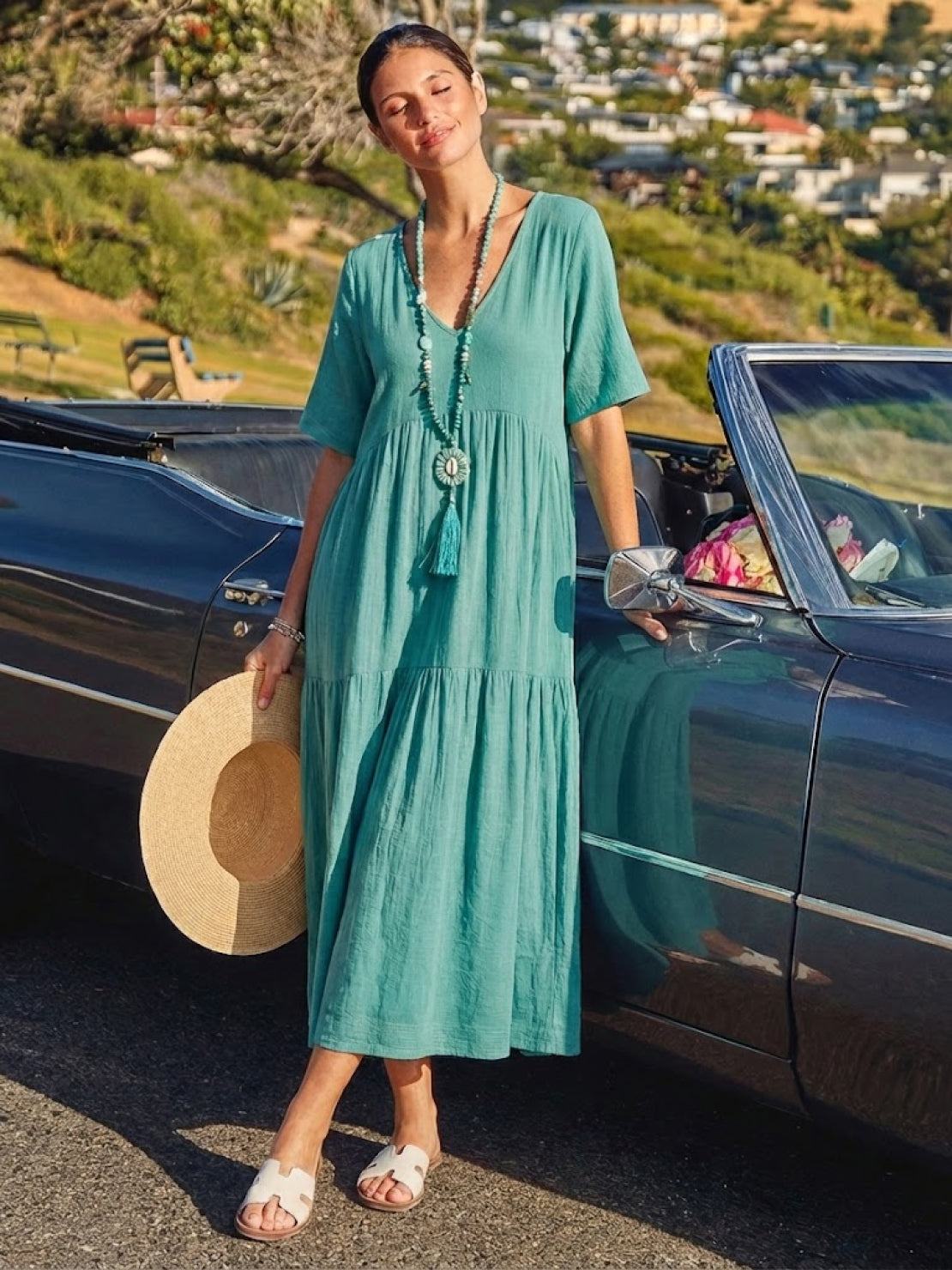 Sienna | Afslappede Kvinder Boheme Maxi Kjole