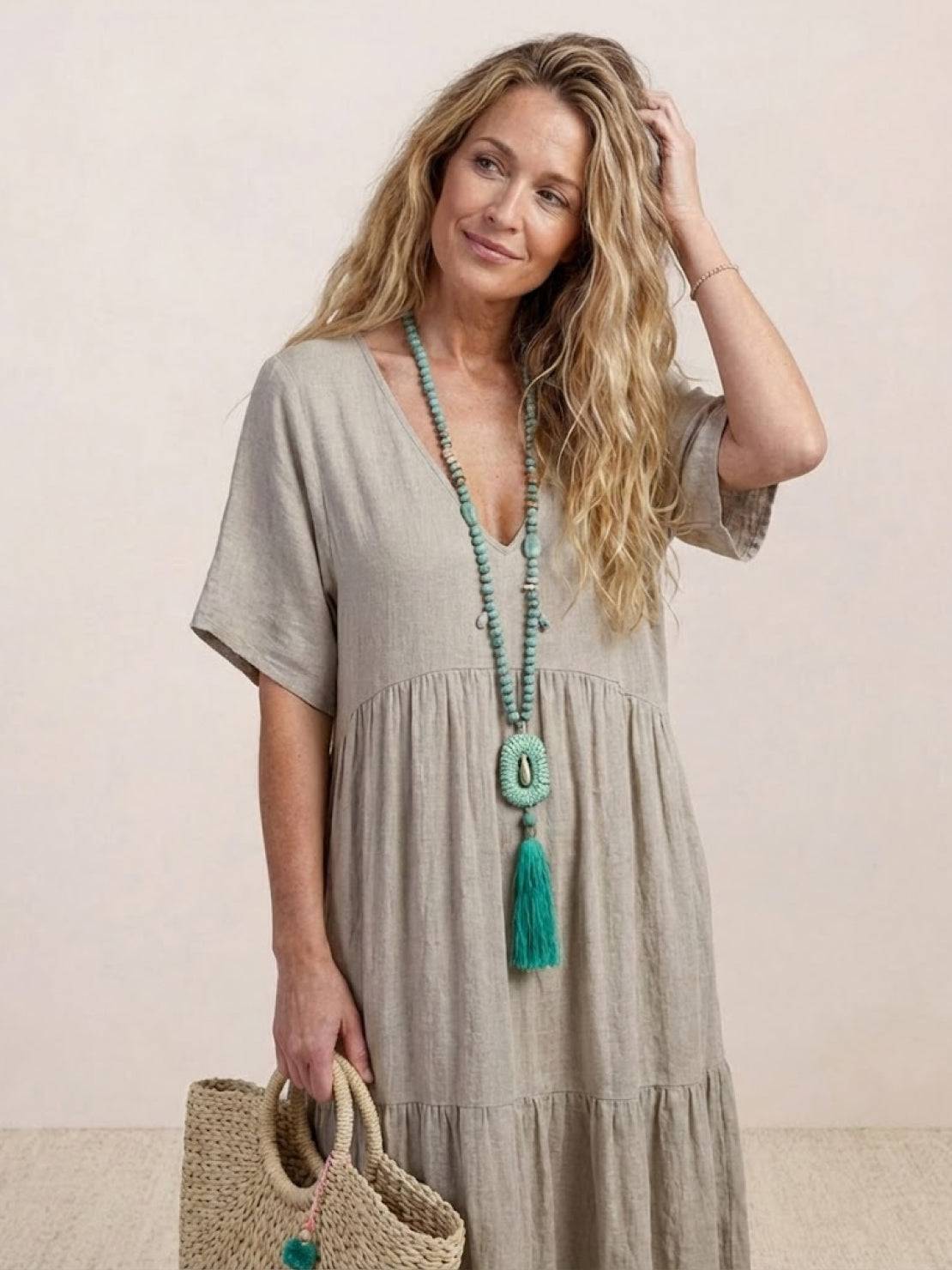Sienna | Afslappede Kvinder Boheme Maxi Kjole