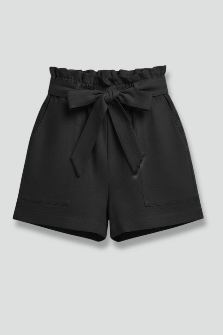 Silke | Dame Shorts Bindebånd i Taljen Praktiske Lommer