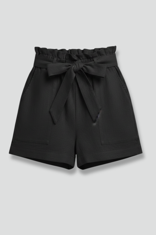 Silke | Dame Shorts Bindebånd i Taljen Praktiske Lommer
