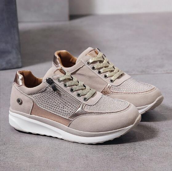 Solvej | Dame Sneakers Åndbart Materiale Ergonomisk Støtte