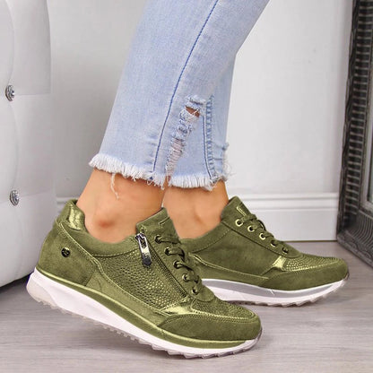 Solvej | Dame Sneakers Åndbart Materiale Ergonomisk Støtte