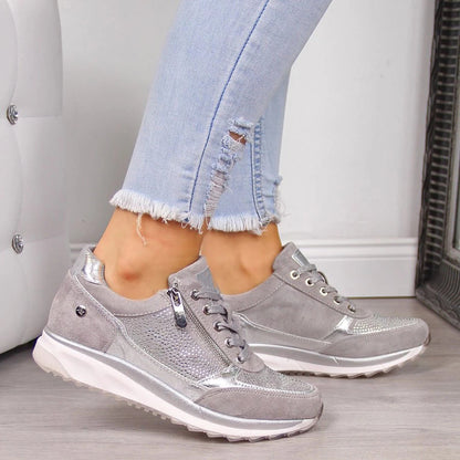 Solvej | Dame Sneakers Åndbart Materiale Ergonomisk Støtte