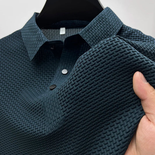 Valdemar | Mænd Polo Shirt Strikket Materiale Klassisk Pasform