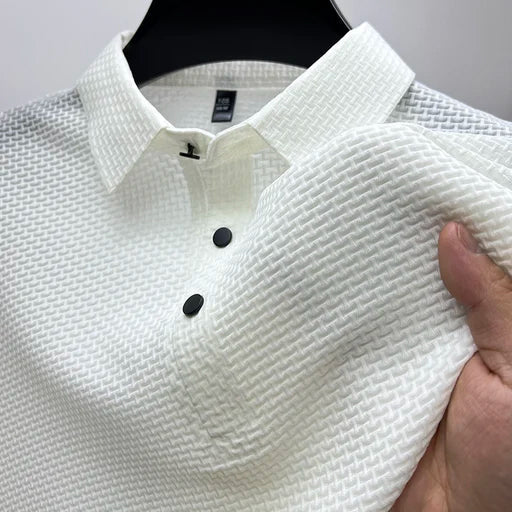 Valdemar | Mænd Polo Shirt Strikket Materiale Klassisk Pasform