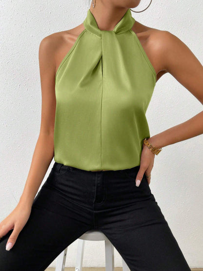 Vanna | Eksklusive Kvinder Toppe med Silk-feel og Knudetalje