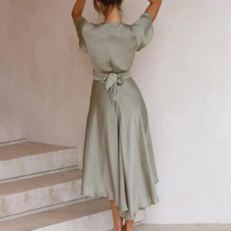 Vera | Dame Vintage Midikjole Romantisk Elegant Pasform
