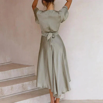 Vera | Dame Vintage Midikjole Romantisk Elegant Pasform