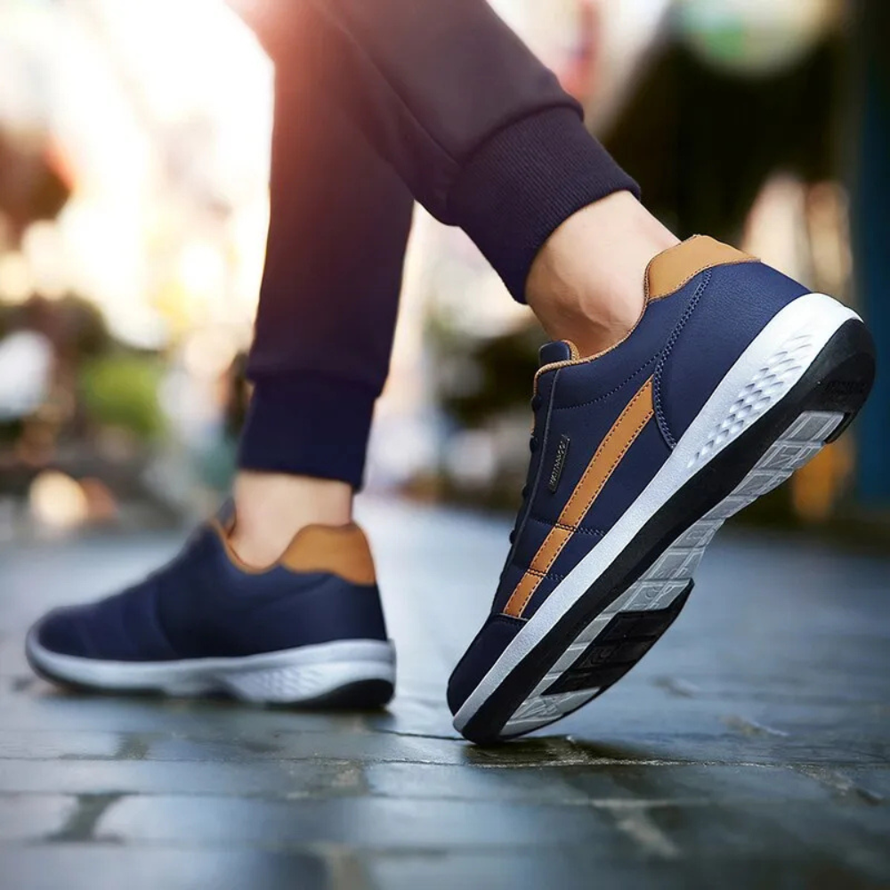 Viggo | Herre Sneakers Læder Ergonomisk Støtte Klassisk Stil